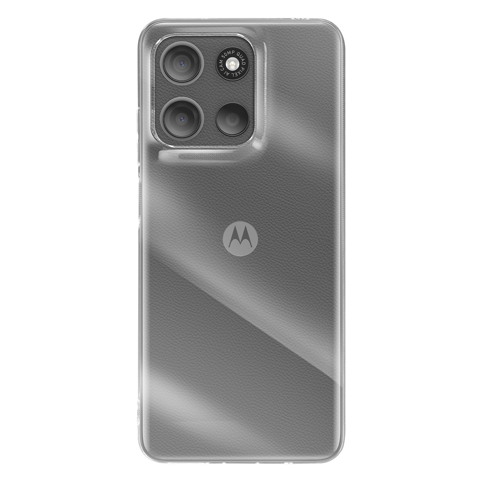 Coque silicone 2mm avec bord surélevé pour Moto G17 protection totale