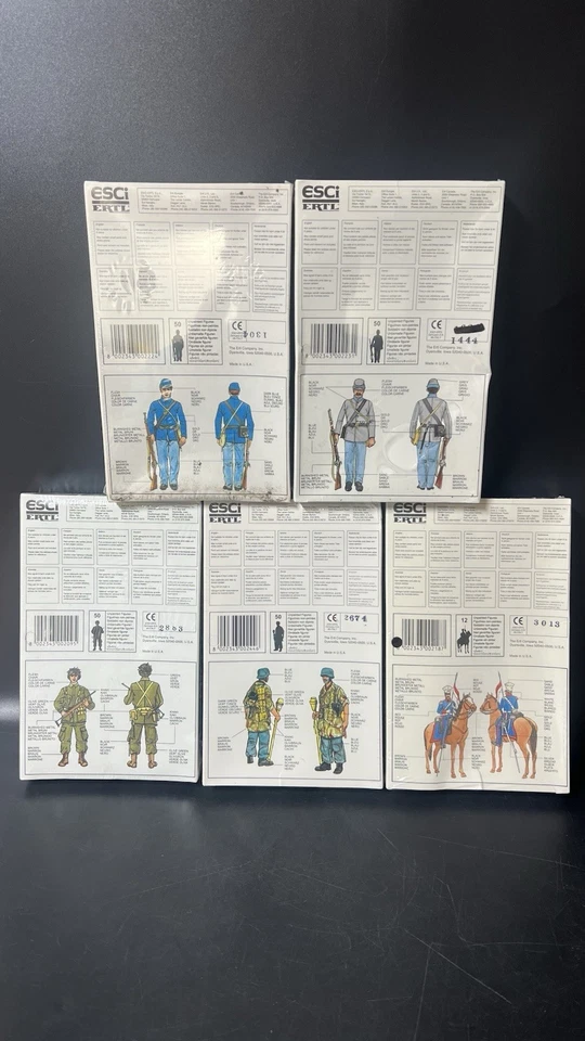 Lot of 5 ESCI 1:72 Kits – P209, P218, P222, P223, P244 – Sealed WWII/Civil War - Image 2 of 4