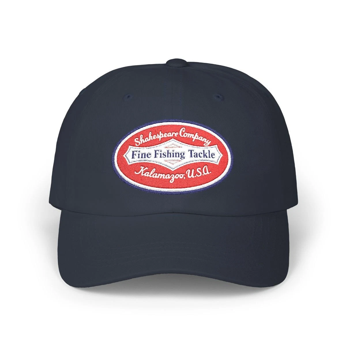 Shakespeare Company Vtg Fine Fishing Tackle Kalamazoo USA MI Embroidered New Hat