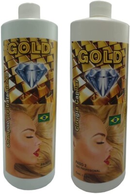 Cirugia Capilar Gold Diamond 16oz - 500ml Sanador Capilar Da brillo e Hidrata