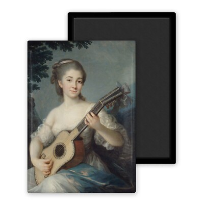 Portrait Marie-Louise de Robien-J-Vigée Le Brun Elisabeth-Magnet Kühlschrank 54x78mm