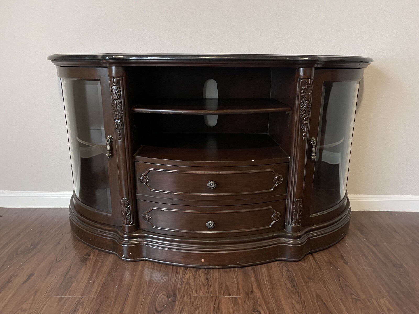 Home Decorators Collection Marble Top TV Stand/Media Console