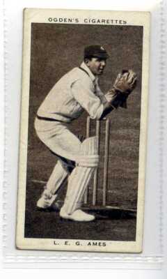 (Je9489) OGDENS,PROMINENTE CRICKETSPIELER VON 1938,L.E.G.AMIES KENT,1938,#2