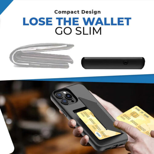 Für iPhone 13 Pro Max 13 Pro 13 Mini Stoßfeste Hülle Cover Geldbörse Kartenhalter - Bild 4 von 9