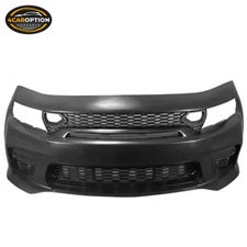 Fits 20-23 Charger Widebody Front Bumper Cover Conversion Kit W/ SRT Grilles