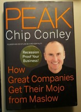 Peak : How Great Companies Get Their Mojo from Maslow ISBN:9780787988616(SIGNED)
