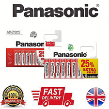 Panasonic AA & AAA Batteries Genuine Zinc Carbon Battery 1.5V R6 LR3 Long Expiry