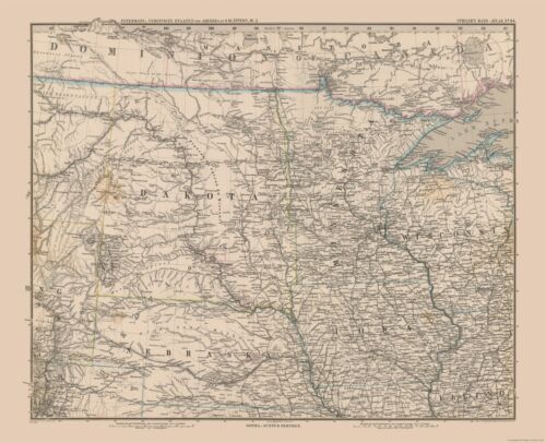 Midwest - Stielers  1885 - 23.00 x 28.31 - Picture 1 of 5