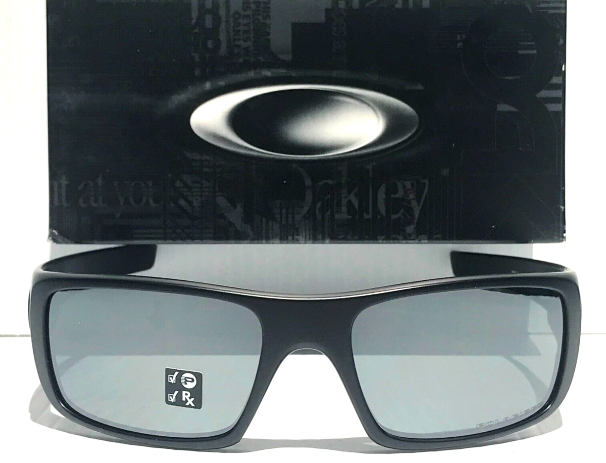 NEW OAKLEY CRANKSHAFT Matte Black POLARIZED Black Iridium Sunglass