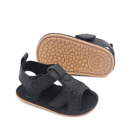 Baby Girls Boys Toddlers Soft Sole Prewalker Newborn Pram Shoes Casual Sandals - Picture 2 of 17