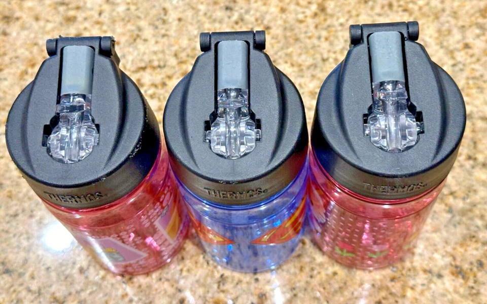 De colección Niños 3 Termo Bebida Fría Bebida Tazas para Beber 12 OZ SUPERMAN/BARBIE/HELLO KITTY Foto 3 de 4