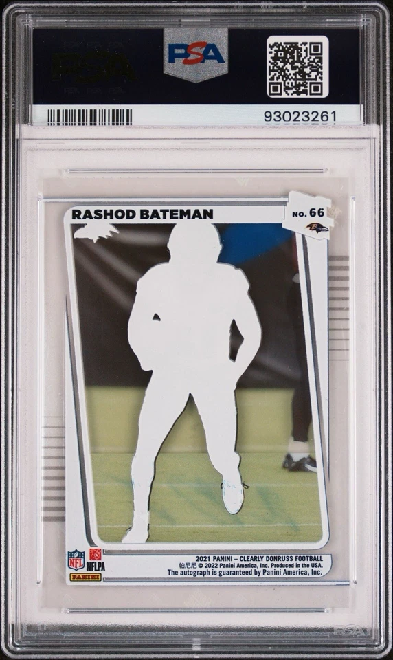 2021 PANINI CLEARLY DONRUSS RATED ROOKIE AUTOGRAPH-HOLO RATED ROOKIE LOGO PSA 9 - Image 2 of 4