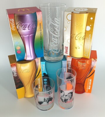 McDonald's Coca Cola Gläser - von 2006 bis 2026 - über 200 Varianten