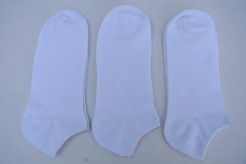 12 Pairs Mamia Casual WHITE & BLACK NO SHOW Socks Sz. 9-11 NEW - Picture 8 of 14