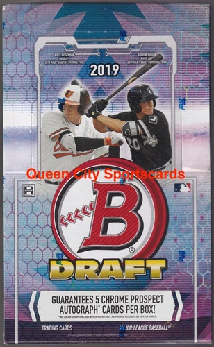 2019 Bowman Draft Baseball Super Jumbo Factory Sealed Box