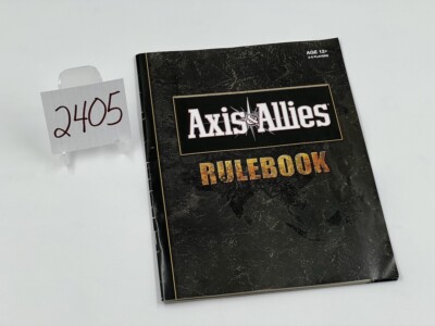Axis & Allies: Spring 1942 Replacement Parts ONLY, Rulebook
