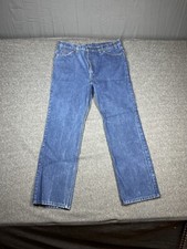 Vintage Levis 517 Orange Tab Jeans Mens 40x31 20517 0217 Dark Wash