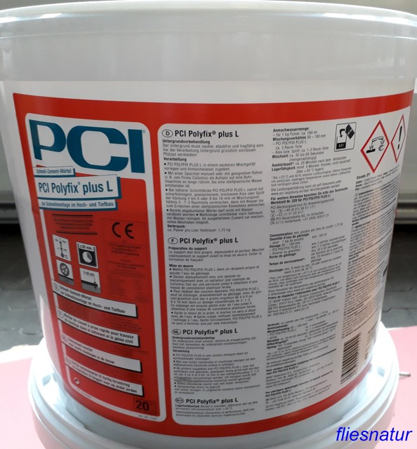 PCI Polyfix plus L Schnell-zement-mörtel Zur Schnellmontage Im Hoch ...