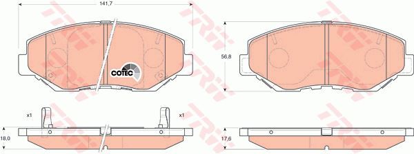 Plaquettes de frein Honda CR-V I conduite sereine en montagne et route 4WD