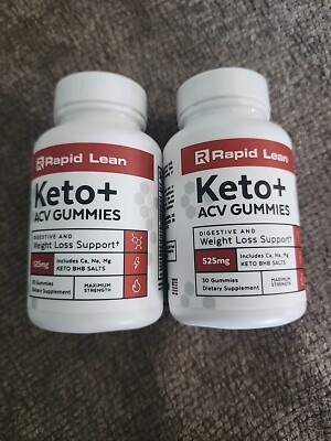 2 - Rapid Lean Keto + ACV Maximum Strength Gummies for Weight Loss