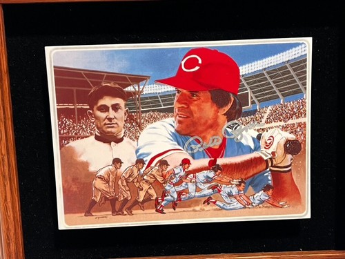 Hand Signed Pete Rose 1985 Limited Edition #911 Gartlan Plaque Desire to Win - Picture 3 of 7