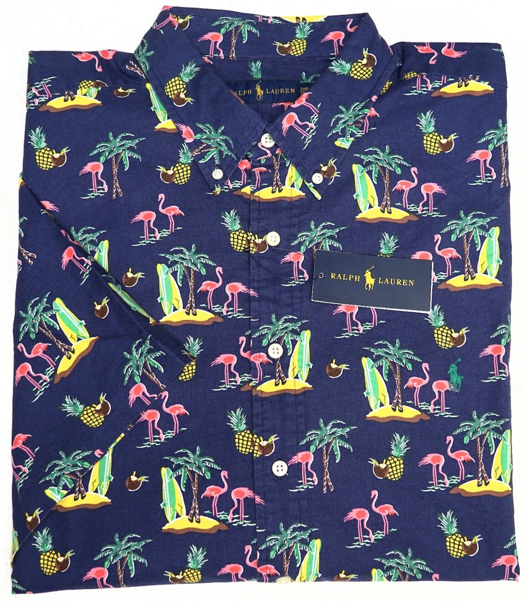 Saint laurent flamingo shirt cheap