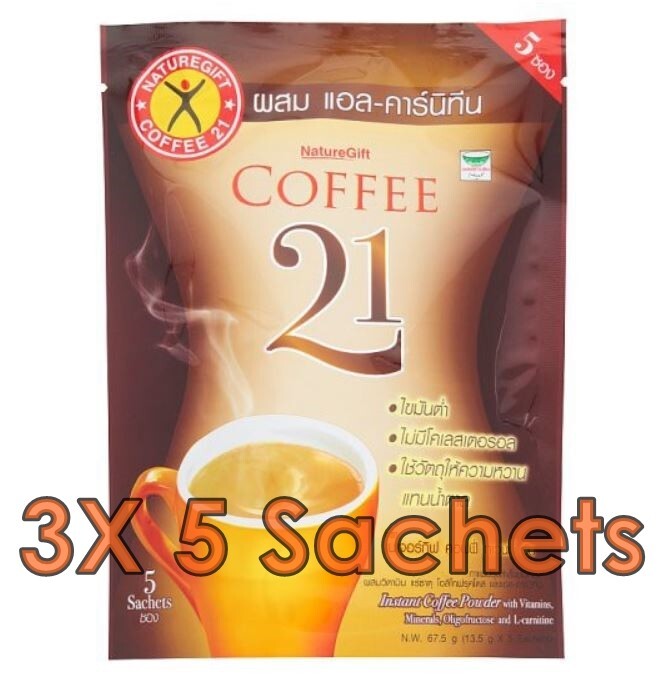 l-carnitine coffee benefits 3 Packs NatureGift Slimming Diet Weight Loss 21 Plus L Carnitine Instant Sermorelin Vs Ipamorelin Vs Thai goods Size:9 Pack