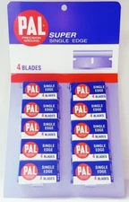 40 Pal Super Single Edge Razor Precision Ground Blades / FREE SHIPPING