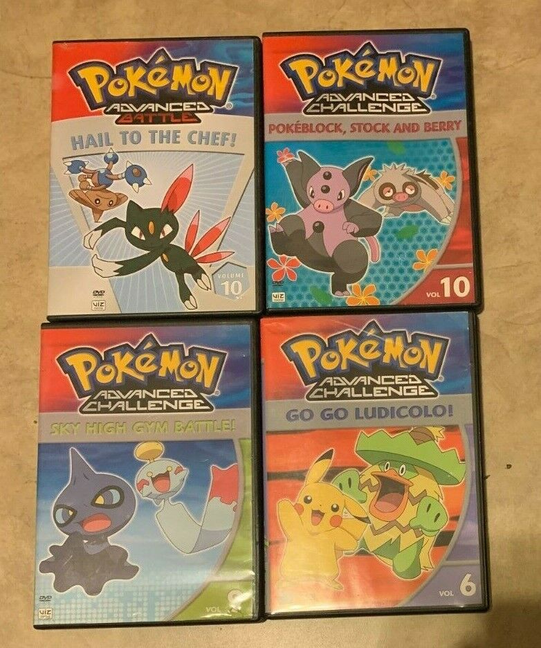 POKEMON Season 6-10 (Vol.1-242Eps) ENGLISH VERSION DVD USA VERSION