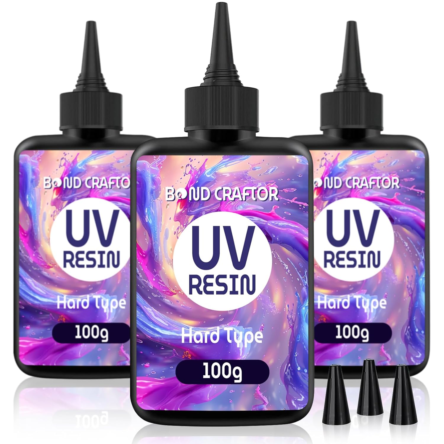 300G Fast-Curing UV Clear Epoxy Hard Resin for Jewelry Crafts