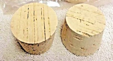 CORK, Push-In, Tapered, Round Cork Plug, Size 23, Fits 1-13/16" Large End