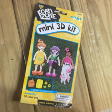 New Nicole Kids Foam Zone Mini 3D Kit Makes 3 Girlfriend's 50 Foam Pcs From 2009