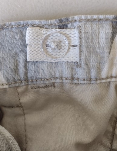 New Iron Co Cargo Shorts Boys 4 Gray Camo Cotton Stretch Adjustable Waist Belt - Picture 9 of 10