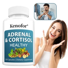 Adrenal & Cortisol Health - Cortisol Manager & Natural Stress Relief Capsules