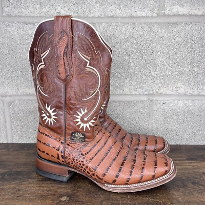 Alfa Leather Cayman Western Boots Men s Size 9.5 27.5