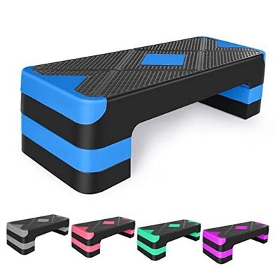 Adjustable Exercise Workout Aerobic Stepper Step Platform Trainer 