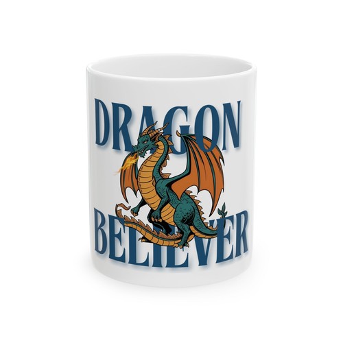 Dragon Believer Keramiktasse - Fantasy Geschenke für Drachenliebhaber, Cosplay, Kaffee, - Bild 6 von 9