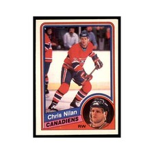 1984 O-Pee-Chee Chris Nilan Montreal Canadiens #268
