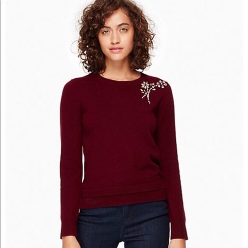 Kate Spade Sweater Embellished Brooch 