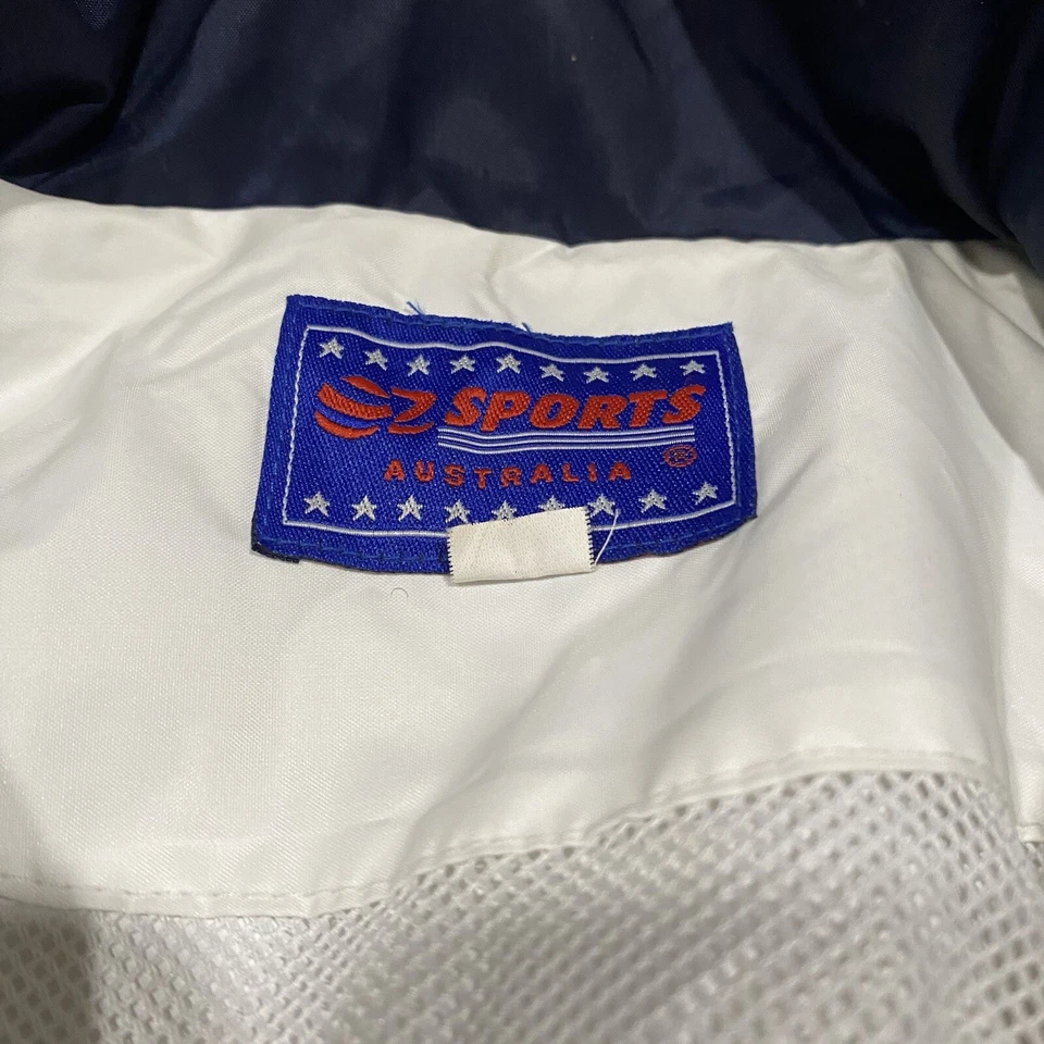 Vintage Windbreaker Jacket Australia Mens L /XL Tasmanian Devil Embroidery 90s - Image 2 of 4