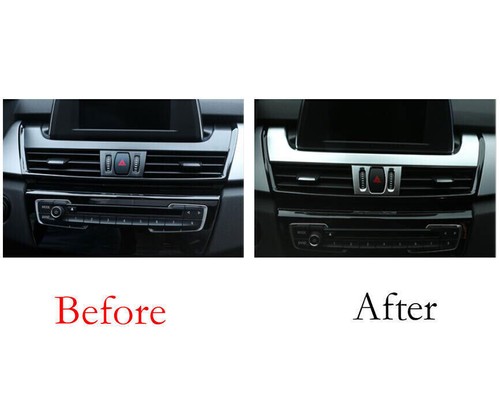 For BMW 2 Series Touring 2015-2019 Matte Silver Central Control Navigation Trim - Bild 8 von 8