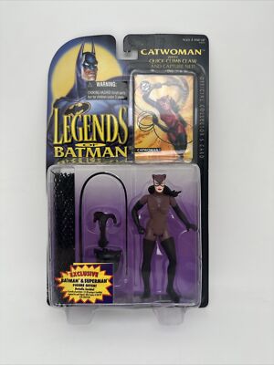 Kenner 1994 Legends of Batman CATWOMAN with Quick-Climb Claw & Capture ...