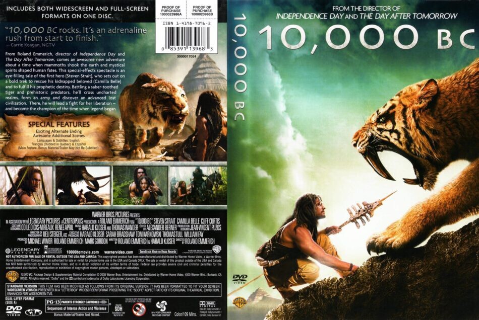 10000 B.C. (DVD, 2008) | eBay
