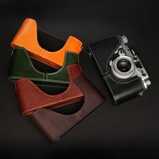 Real Leather Camera Half Cases Protection Fit For Leica iiig iiif iiid iiic