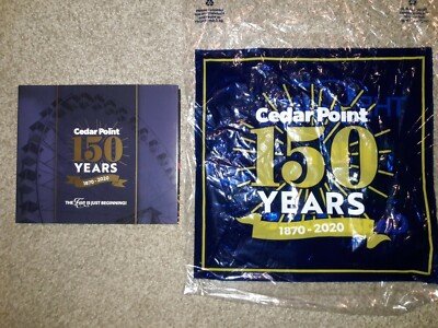 Cedar Point 150th year HARD COVER  SUPER RARE OUT OF PRINT!!!!!!!
