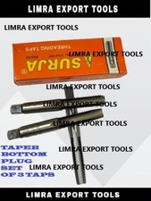 Best Quality BSF Threading Hand Taps Set Of 3 Pcs 7/16" BSF 18 TPI India's Best
