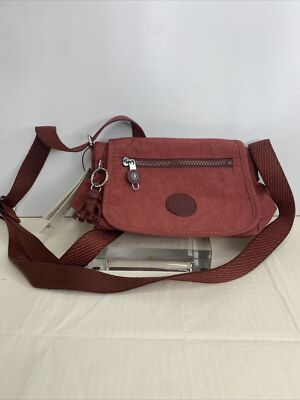 Kilpling Dusty Carmine Crossbody -lightweight Shoulder Bag