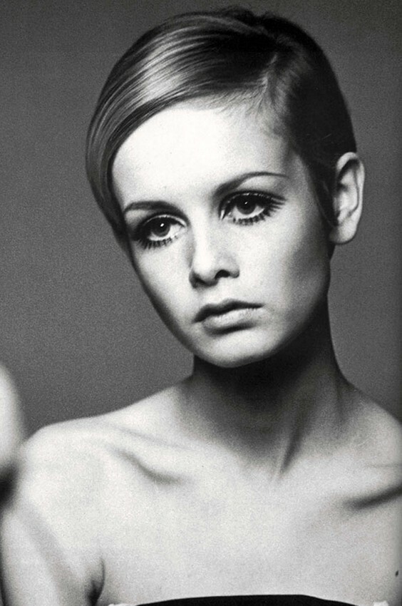 当時物twiggy ツイッギー 販促物　ボード Twiggy 24X18 Poster Iconic 1060'S Image Fashion Bareshouldered | eBay