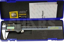 6" 150mm DIN862 Electronic Digital Caliper Carbide Tipped Jaw .0005” P]