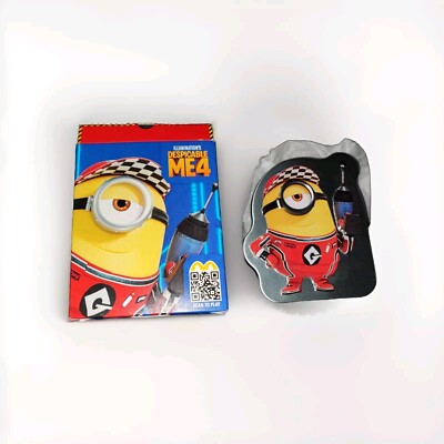 McDonalds Happy Meal Spielzeug 2024 Despicable Me 4 Minions Dose / Karten
